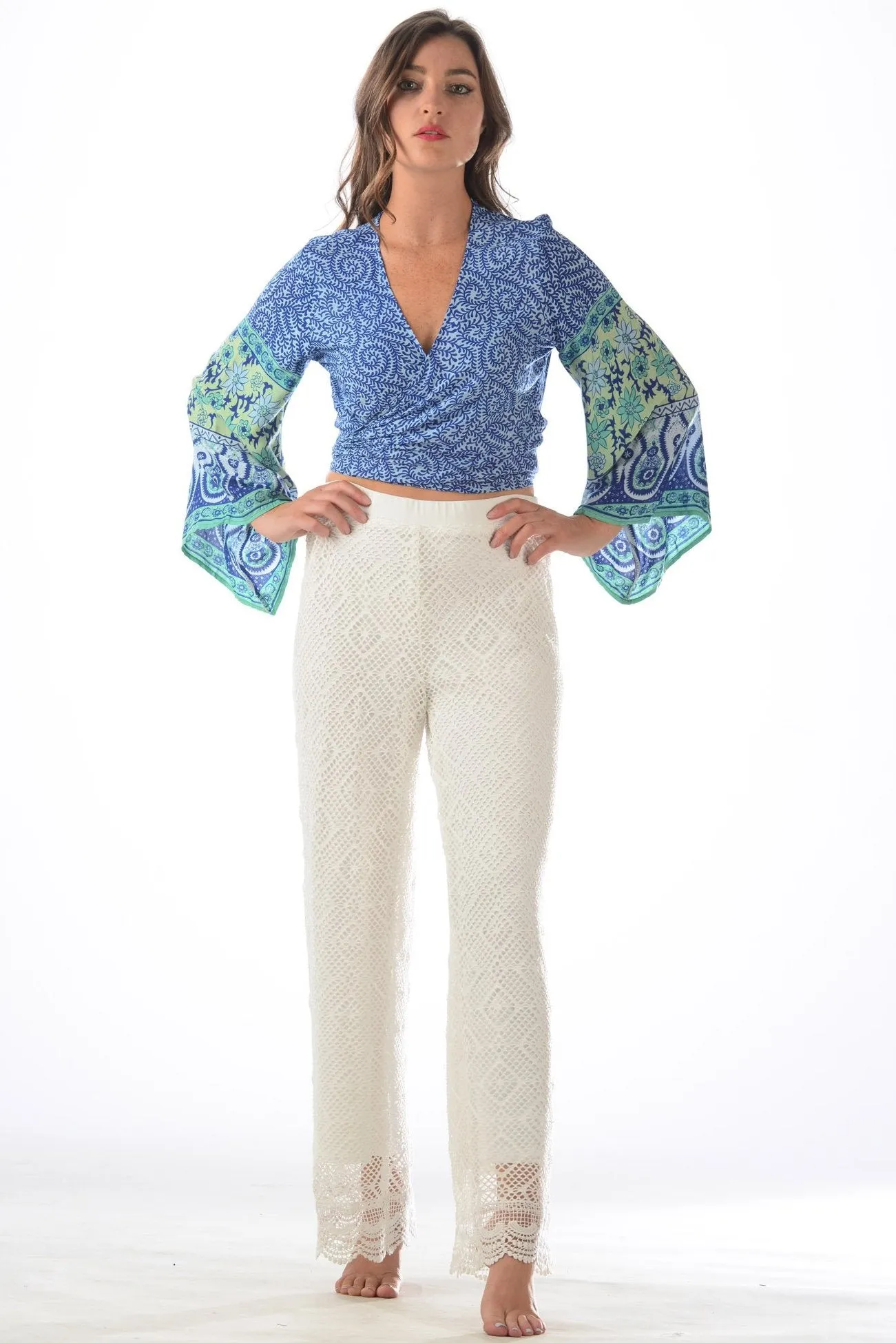 Bali Beach Pant / White Lace