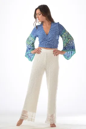 Bali Beach Pant / White Lace