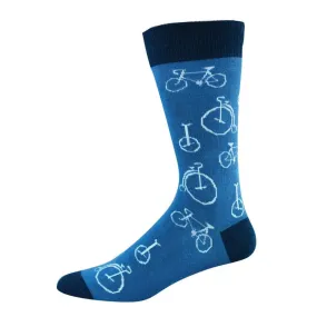 Bamboozld: Mens Ditsy Cycles Bamboo Sock