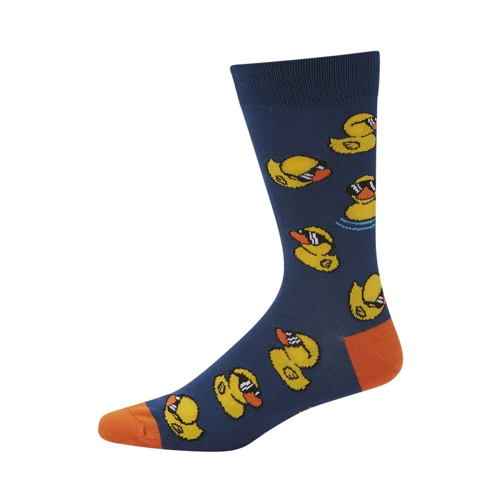 Bamboozld: Mens Duck Thugs Denim Bamboo Sock