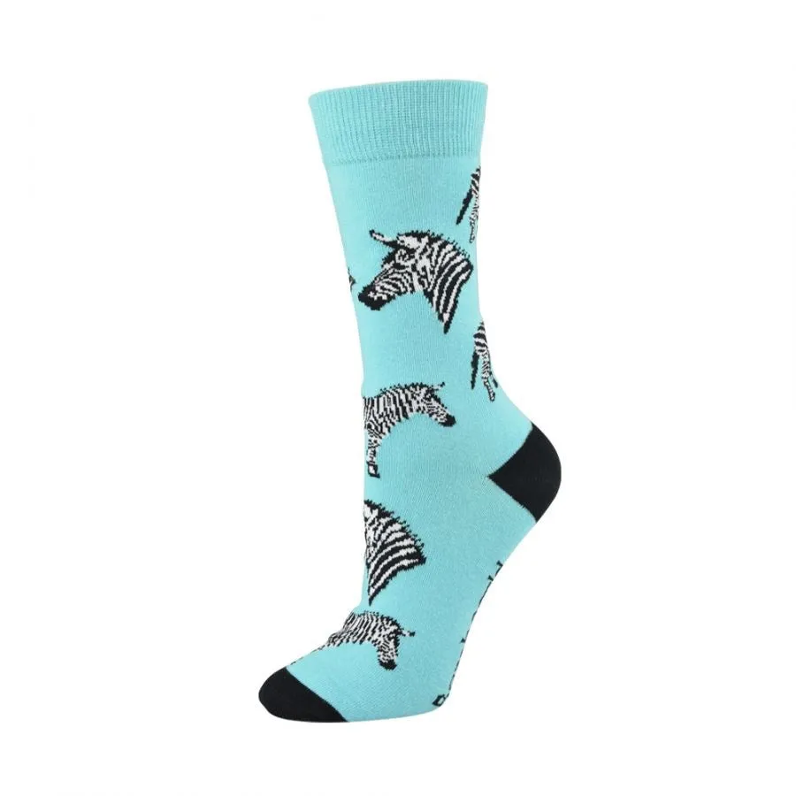 Bamboozld: Womens Zebra Bamboo Sock