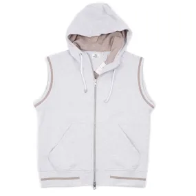 Borrelli Sleeveless Hooded Sweatshirt-Vest