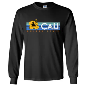 Cali Golden State Hibiscus Long Sleeve Shirt