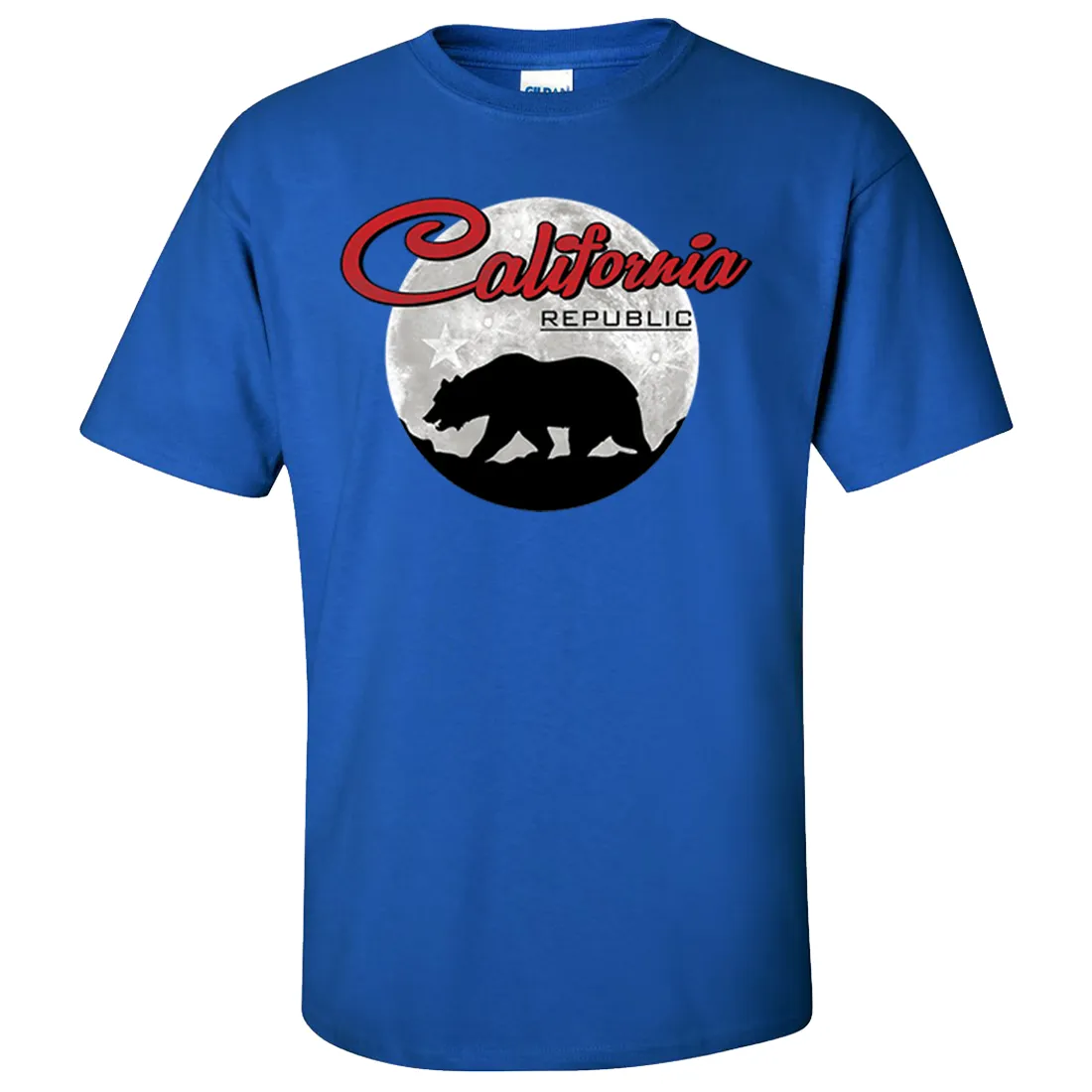 California Republic Full Moon Bear Asst Colors T-shirt/tee