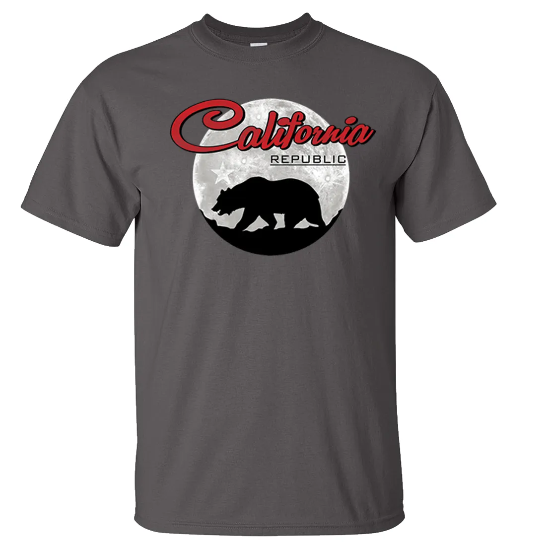 California Republic Full Moon Bear Asst Colors T-shirt/tee