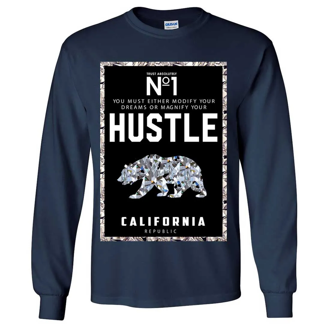 California Republic No. 1 Diamond Hustle Long Sleeve Shirt