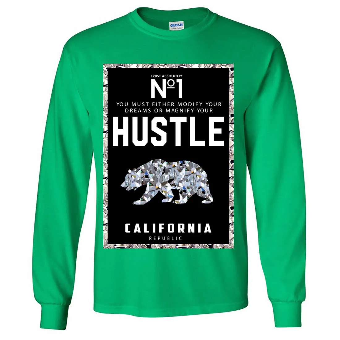 California Republic No. 1 Diamond Hustle Long Sleeve Shirt