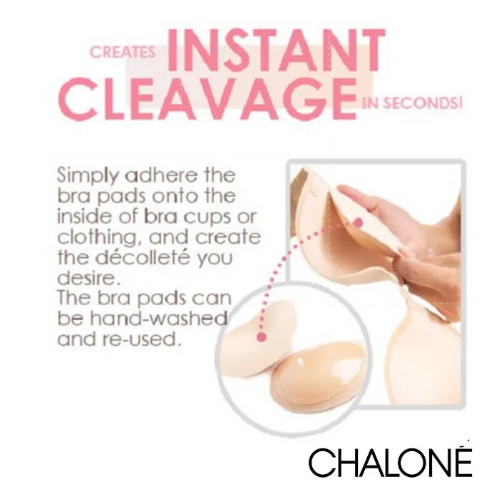 Chalone Adhesive Bra Pads Instant Cleavage Ideal for Bridal gown