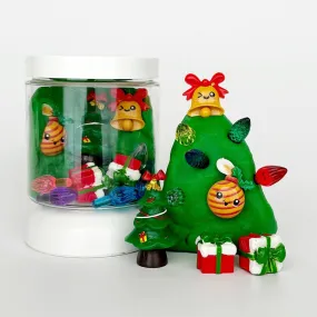 Christmas Tree Play Dough-to-Go Jar