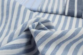 Cotton Double Muslin - Stripes Print - 6 Variants Available