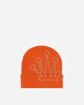 Crown Cuff Beanie Orange