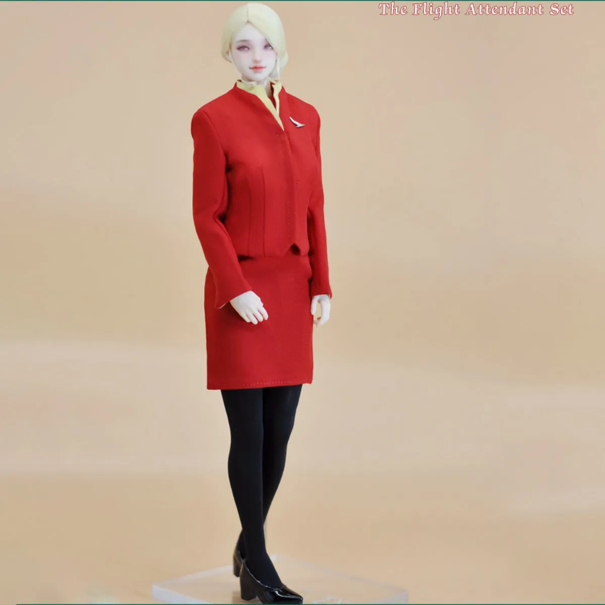 HiPlay CUKE TOYS, G Flight Attendant Outfit Set, Figure Doll Clothes