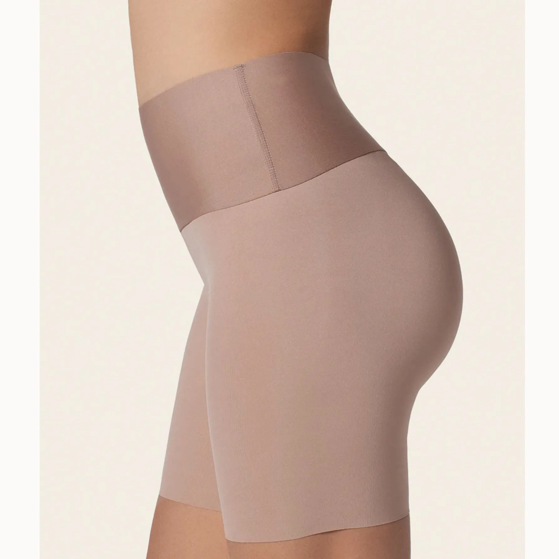 Leonisa Stay-In-Place Seamless Slip Short 012970 in Brown