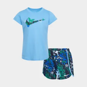 Nike Kids Dri Fit Tee & Sprinter Set Blue/Multi _ 182050 _ Blue