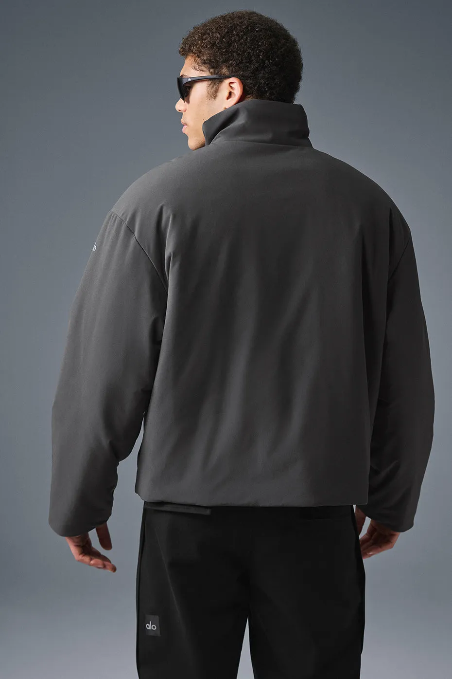 Stretch Woven Notable Jacket - Anthracite