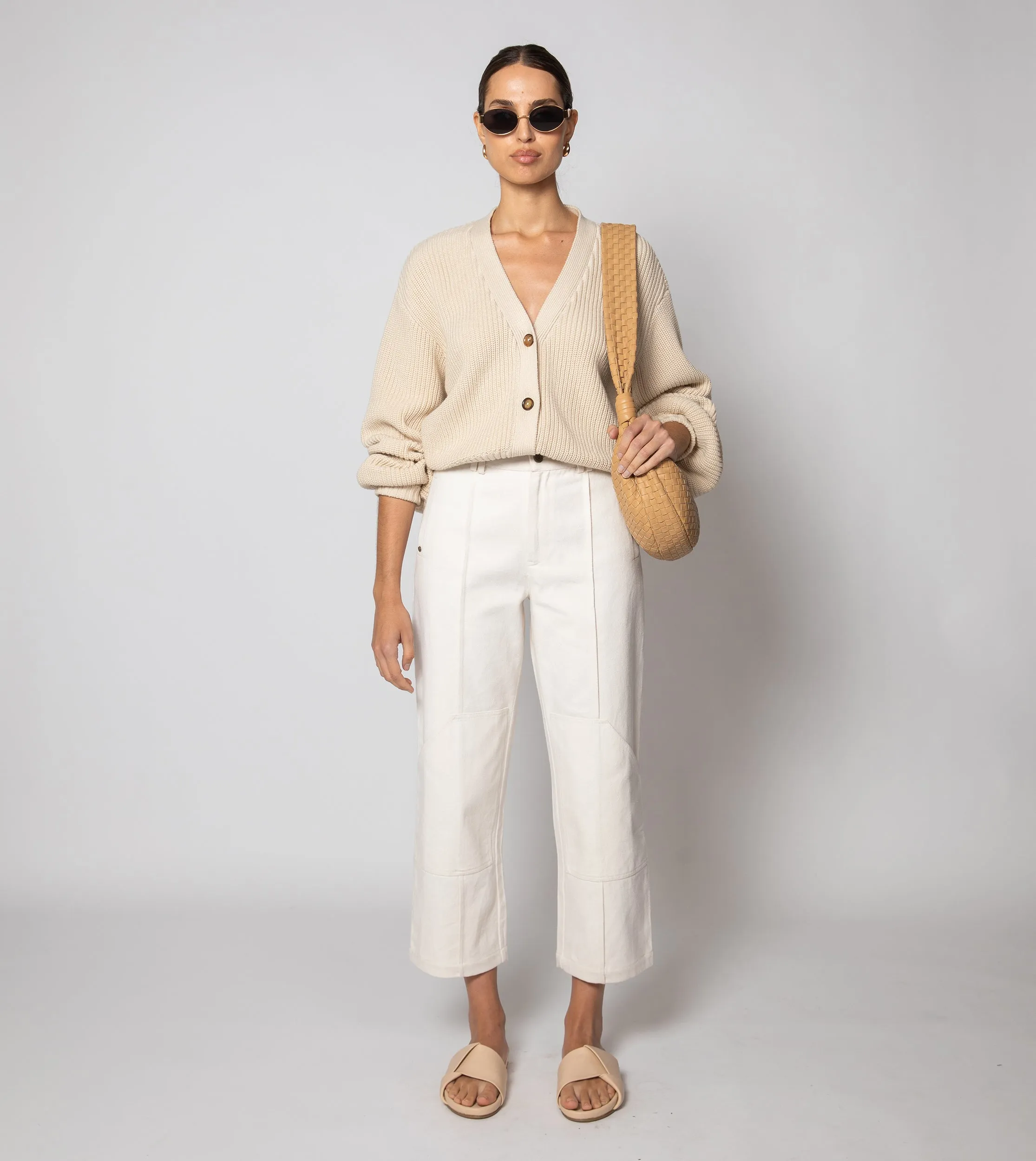 Taylor Trouser | Dark Ivory