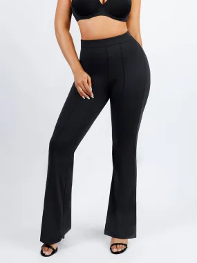 Theresa - High Waist Built-in Shaping Short Flare Broek