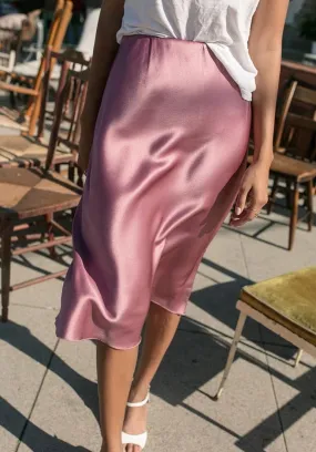 Women slip midi skirt ( four colours )