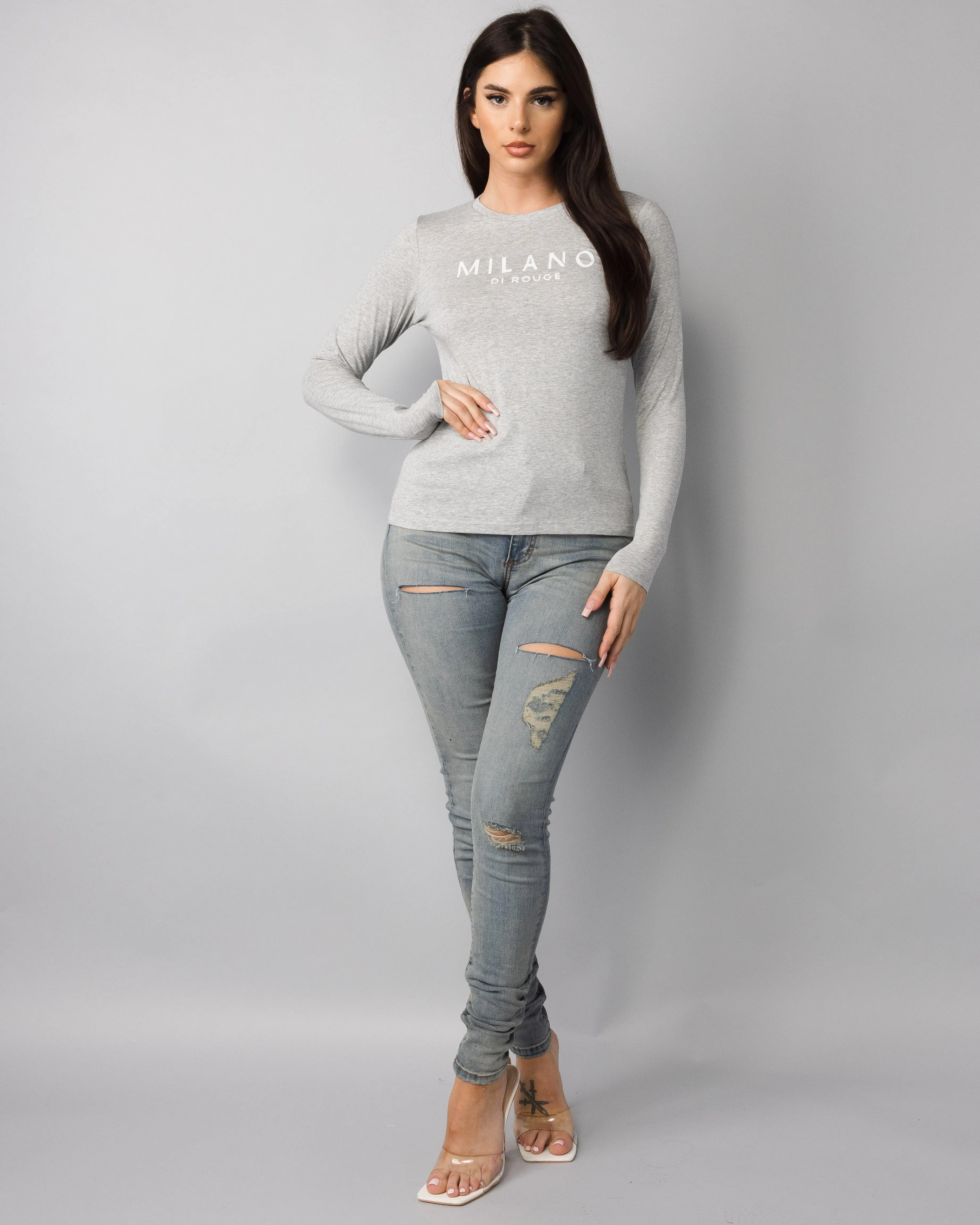 Women's Long Sleeve Lux Signature Tee